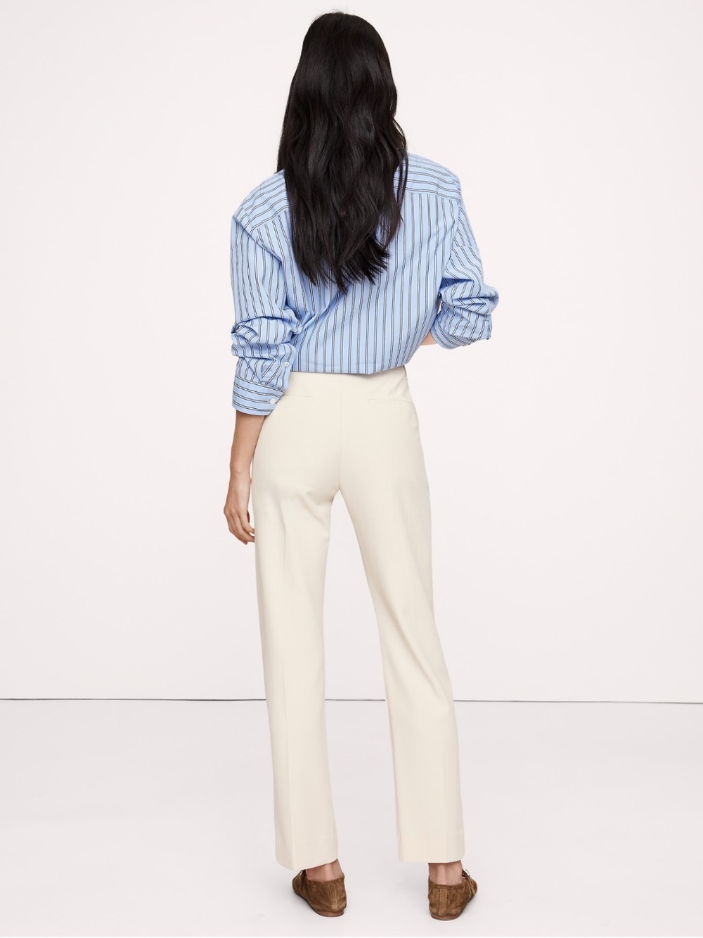 Banana Republic Modern Slim City Stretch Ankle Pant 6 - Picture 3 of 7